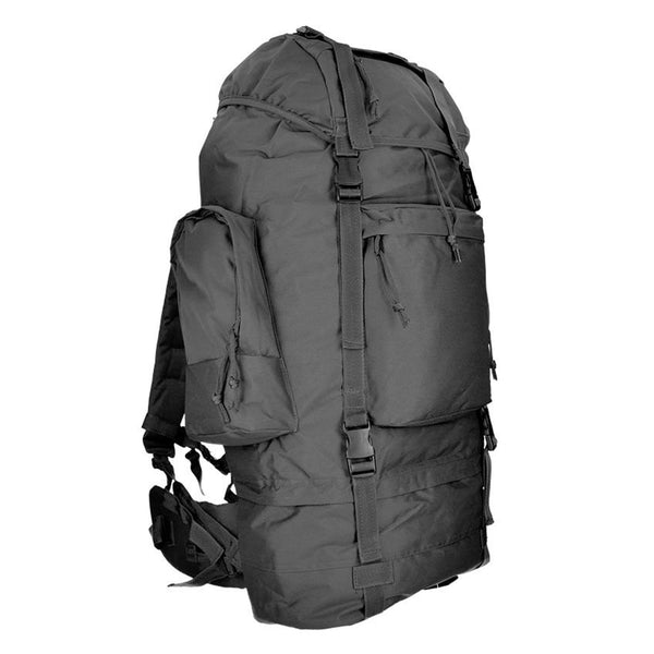 Mil-Tec Ranger Tactical Plecak Trekining Camping Trekking Daypack 75L Czarna torba