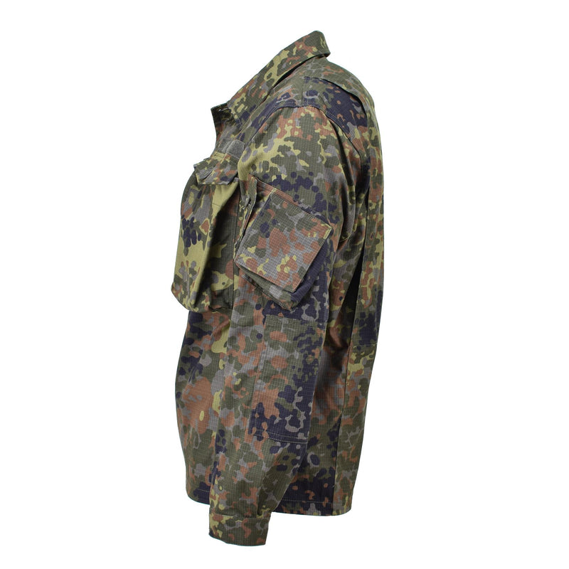 Marka tacgear niemiecka wojskowa kurtka polowa commando żołnierze flecktarn camo