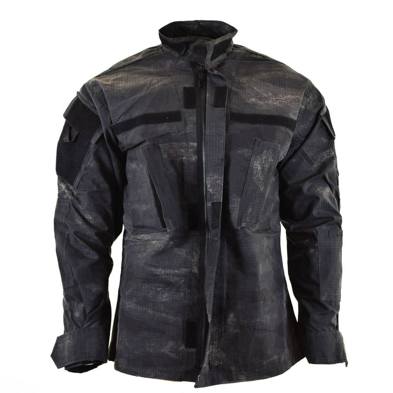 Brand Army Wojskowy Kurtka bojowa w stylu amerykański Acu Ripstop Grey Camo Field Mundur