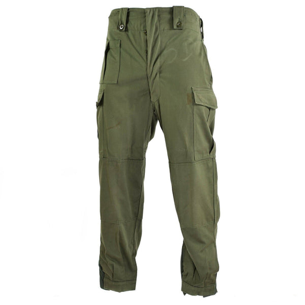 Oryginalne belgijskie spodnie bojowe M65 Olive Green Pants Pants