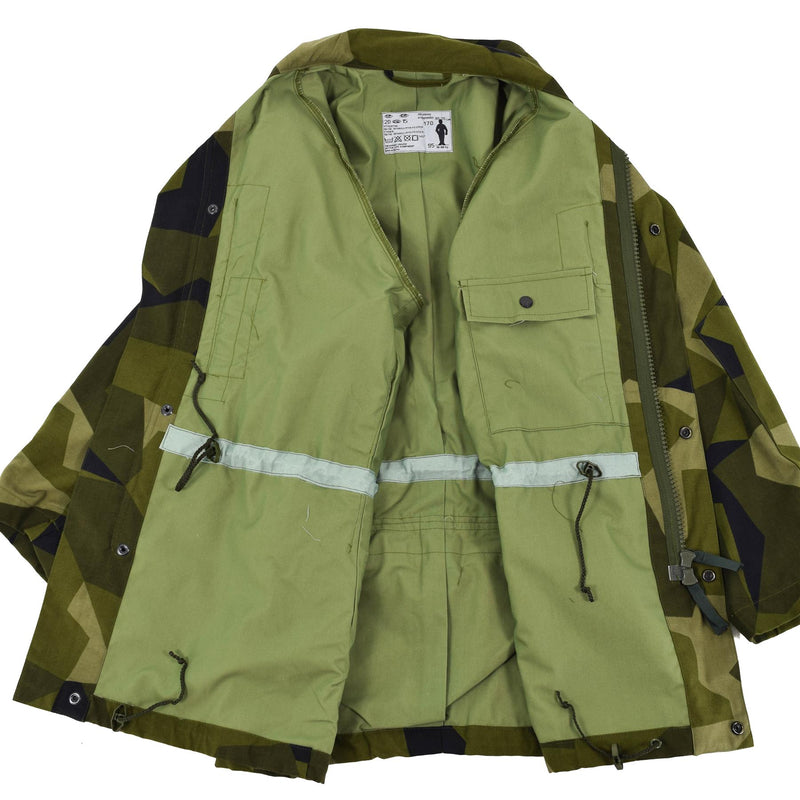 Oryginalna szwedzka armia ciężka M90 Splinter Camo Military Field Troops Nowe