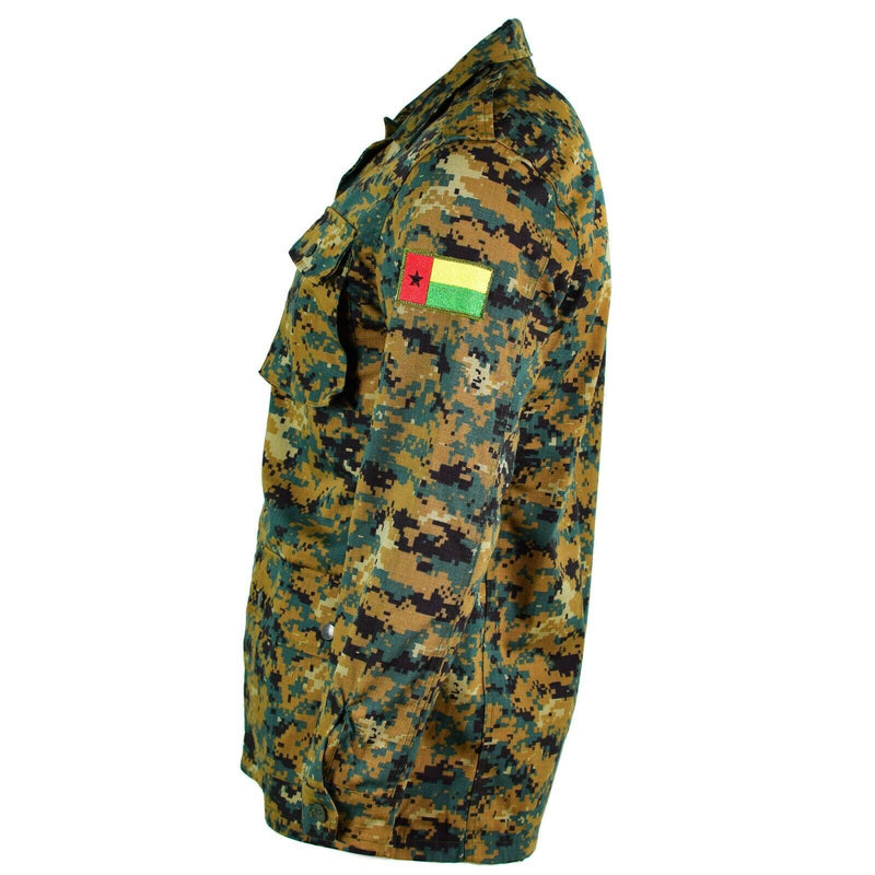 Oryginalna guinee bissau army kurtka RIPSTOP Digital Savana Camo Wojskowe wydanie NOWOŚĆ