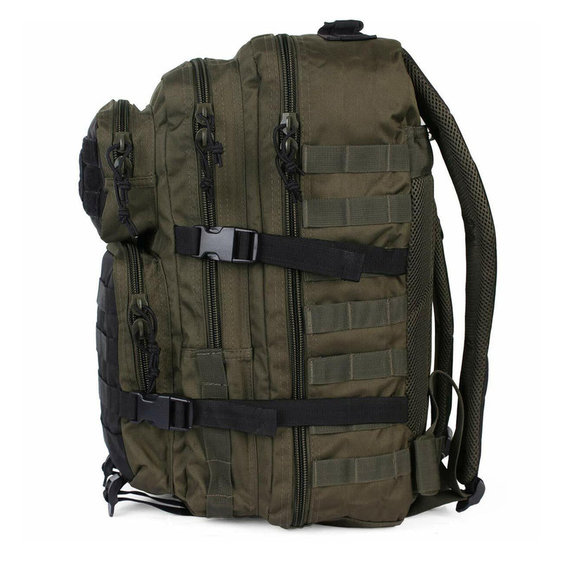Mil-Tec USA Ranger Trekking Plecak duży kemping daypak oliwki czarny