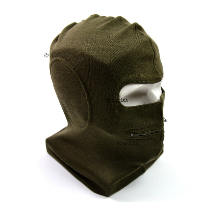 Oryginalny Włoch Włoska armia twarz maska ​​BALACLAVA DWÓCH MASK