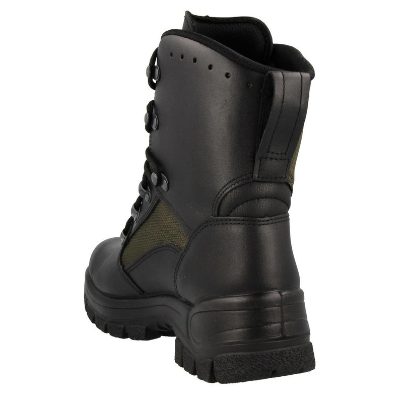 Oryginalne niemieckie buty walki wojskowe skórzane obuwie pola tekstylnego