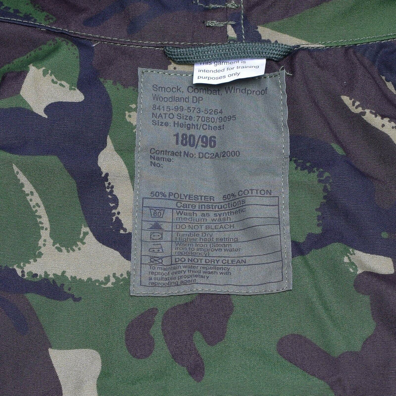 Oryginalna brytyjska armia wojskowa dpm kurtka polowa parka smock wiatternowy
