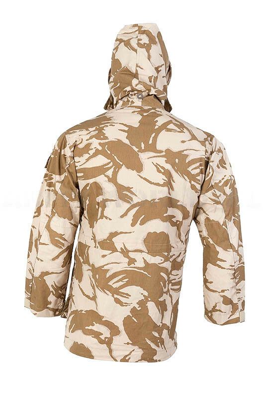 Oryginalna brytyjska armia wojskowa Pustynna Kurtka Parkana Smock Windproof Nowy