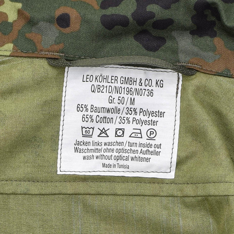 Leo Kohler Wojskowy Walki Flecklecktarn Taco Tactical Shirts Army Forces