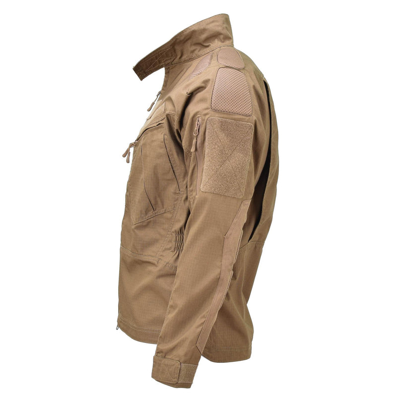 Mil-TEC Style wojskowy Ripstop Dark Coyote Combat Troops Jacket Chimera