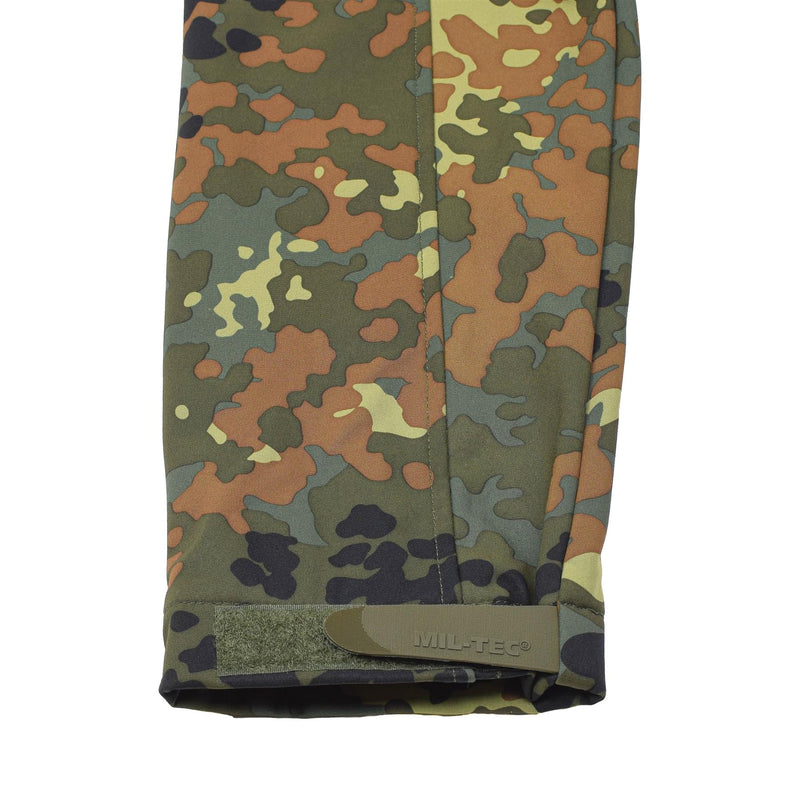 MIL-TEC Softshell Kurtka SCU 14 Niemiecka Flecktran Camo Outdoorowa odzież wiejska