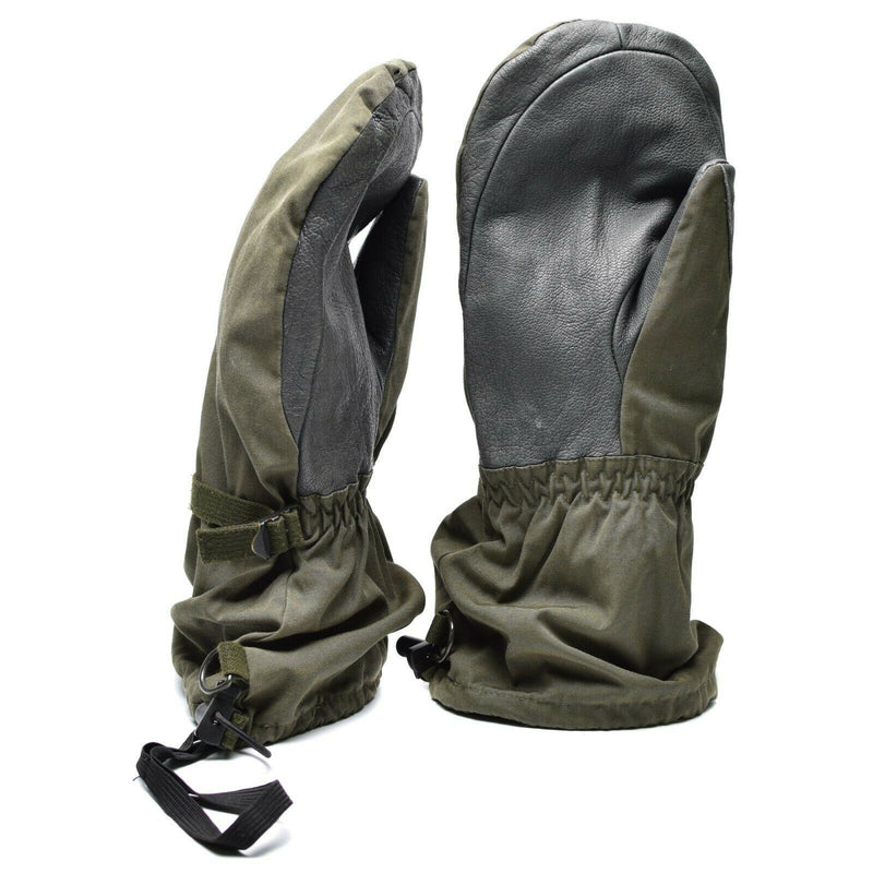 Oryginalna armia austriacka Olive OD Goretex Mittens Wojskowe wodoodporne rękawiczki bojowe