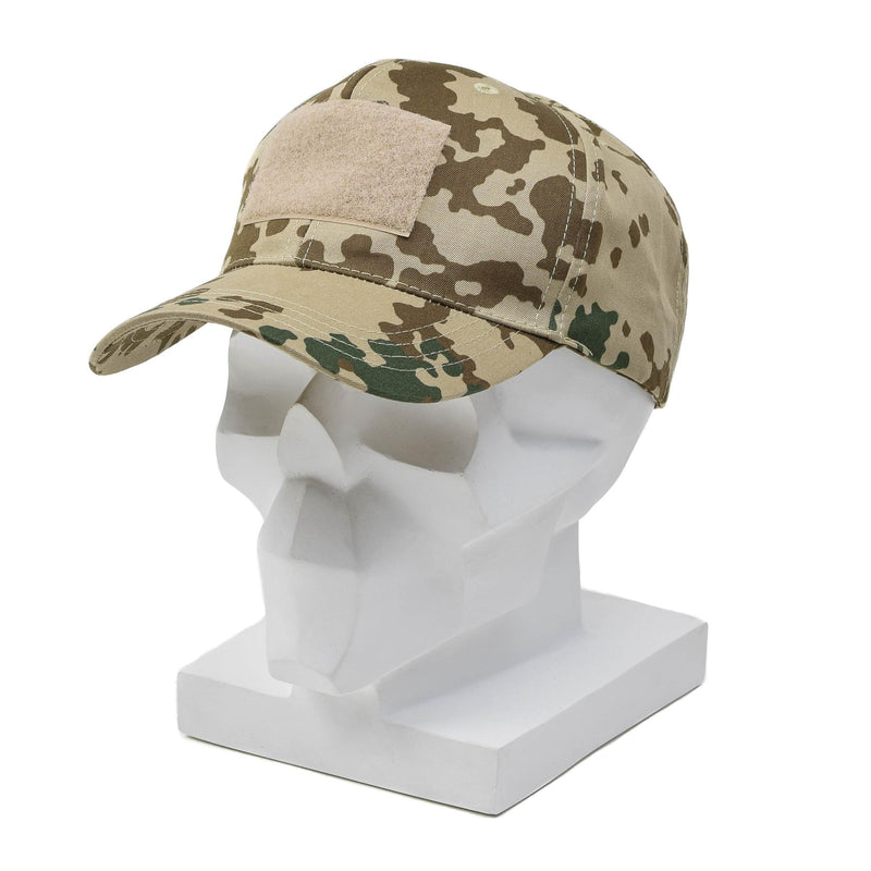 Leo Kohler Field Wojskowy czapek baseballowy o jeden rozmiar Tropentarn Camouflage szczytowy czapkę