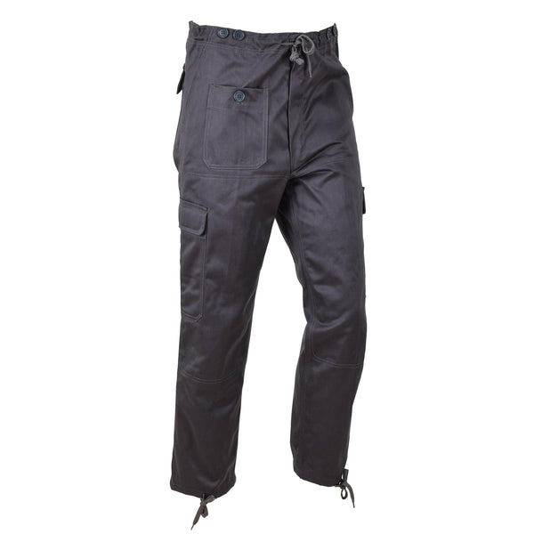 Prawdziwy duński M71 Army Gray Work Pants Regulowane talii