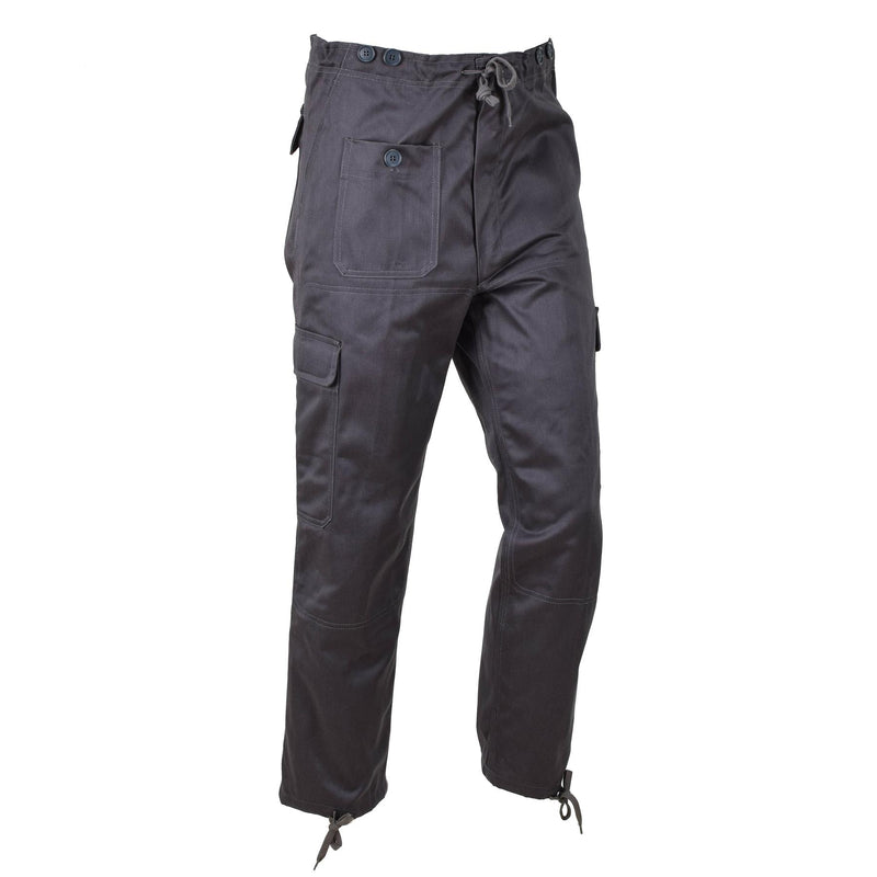 Prawdziwy duński M71 Army Gray Work Pants Regulowane talii