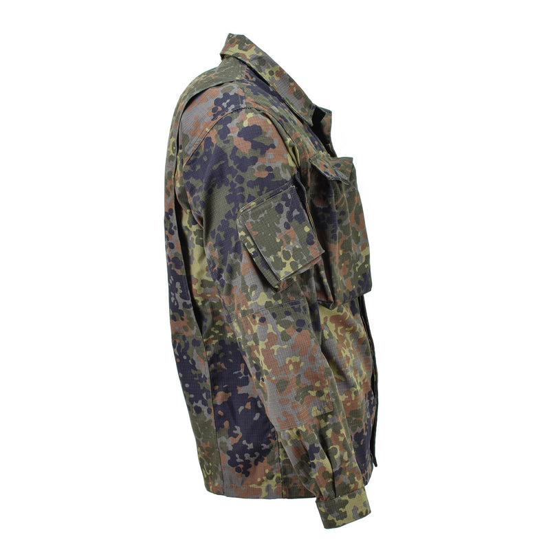 Marka tacgear niemiecka wojskowa kurtka polowa commando żołnierze flecktarn camo