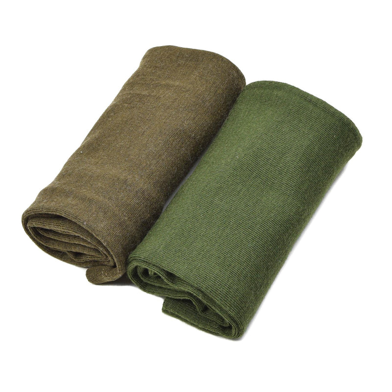 Oryginalny szalik armii czeskiej. Army Issue Tube Scarf Brown New 2pcs Lot