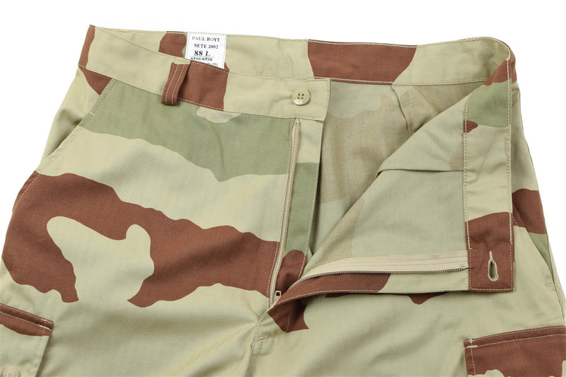 Prawdziwe francuskie spodnie armii f2 pustyni Camo France Military Spoders Nowe