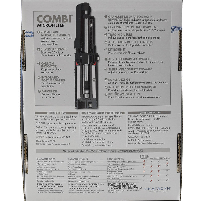 Katadyn Combi Plus Filtr Longing Camping Emergency Premiification