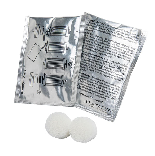 Katadyn Vario Filtring Water Element Element Waxed Wail Conten Wound Packs 2 opakowania