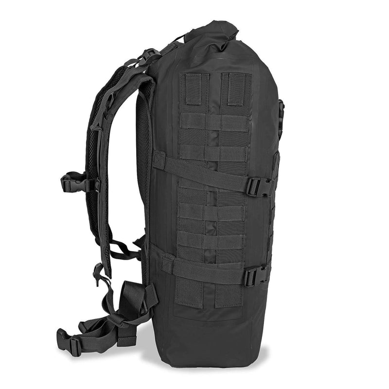 Uszczelki MIL-TEC Dry-Bag Taktyczne plecak Roll-Up RucKACK Waterproof 35L Black