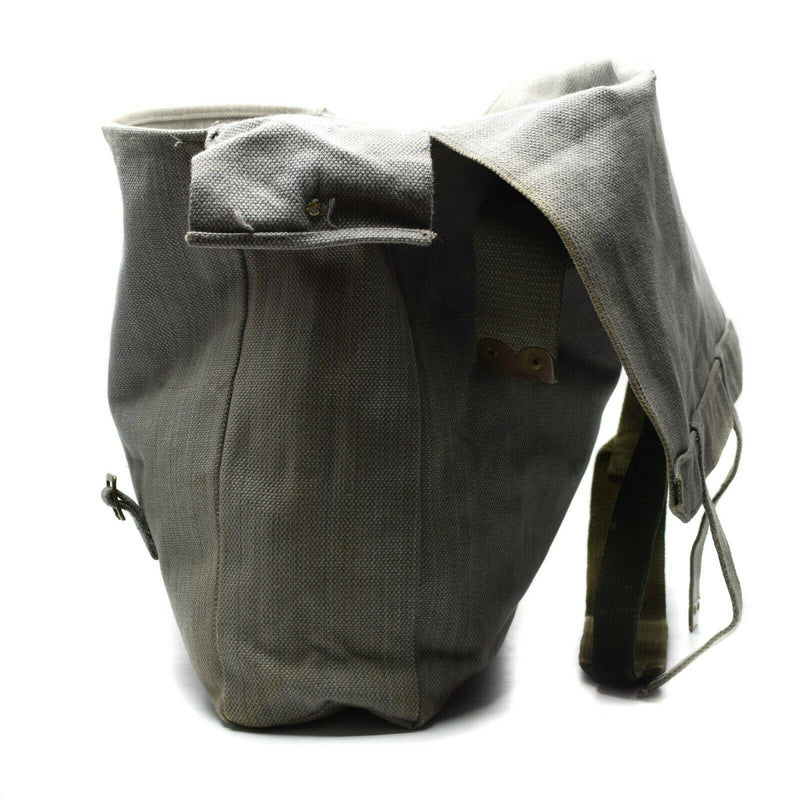 Oryginalna armia brytyjska M37 Haversack Canvas Grey Pack Wojska wojen boczna