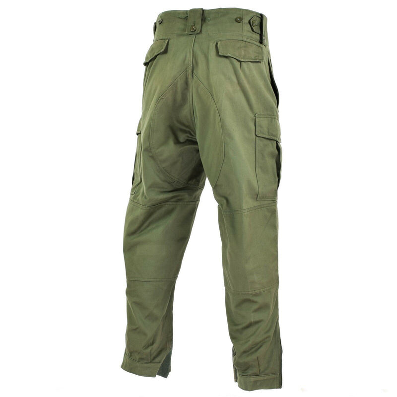 Oryginalne belgijskie spodnie bojowe M65 Olive Green Pants Pants
