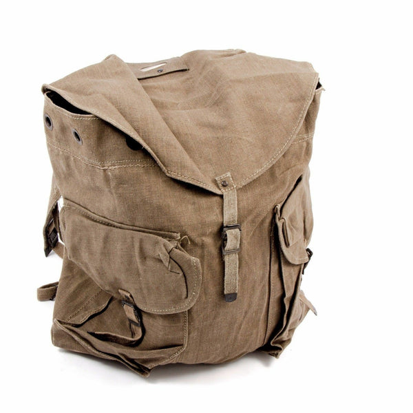 Oryginalny armia włoskiej vintage plecak górski Big Canvas Bag XL Rozmiar