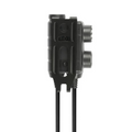 Earmor podwójny adapter PTT Kenwood Baofeng 2-pinowy przewodowy taktyczny zestaw słuchawkowy czarny