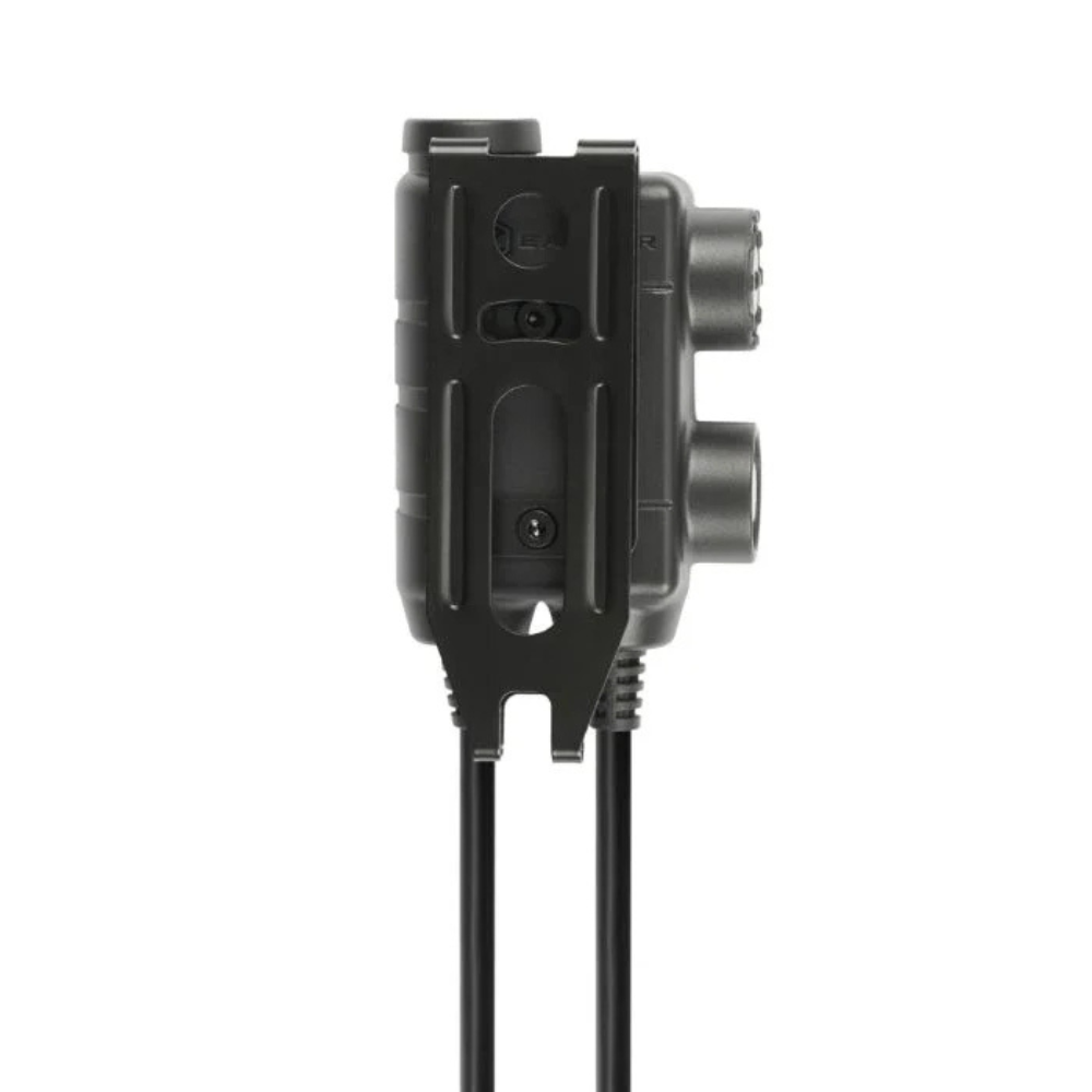Earmor podwójny adapter PTT Kenwood Baofeng 2-pinowy przewodowy taktyczny zestaw słuchawkowy czarny
