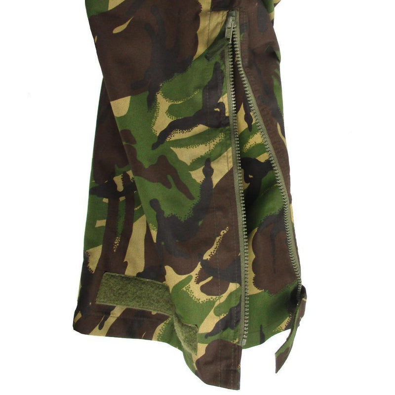 Oryginalny armia brytyjska walka wojskowa DPM Camo deszczowe spodnie wodoodporne Goretex