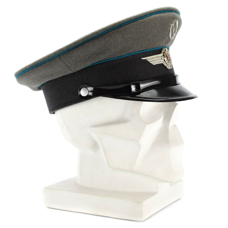 Oryginalne wschodnie niemieckie nva armia Visor Cap Air Forces Airia Oniósł Nowy kapelusz Nowy