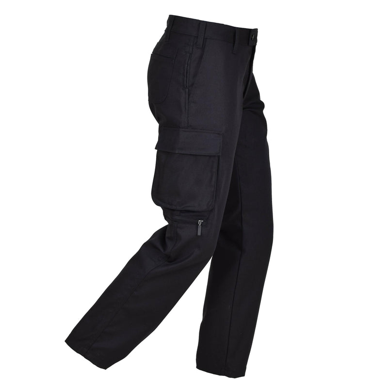 Oryginalne Danii Wojskowe Black Work Pants D-ring Spodnie silne trwałe nowe