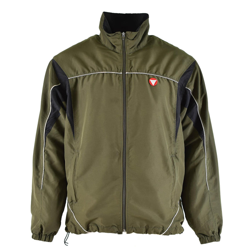 Oryginalny austriacka armia treningowa Top Jacksuging Sports Vintage OD Green