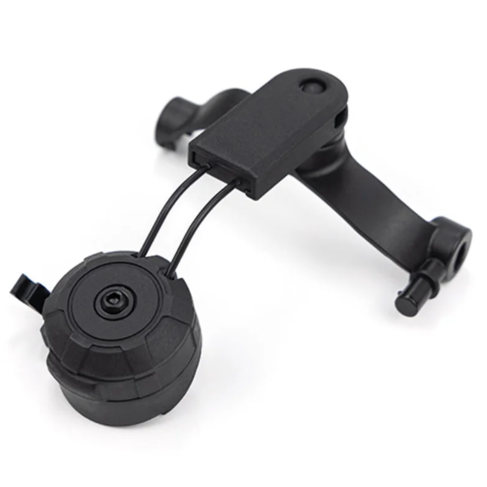 Zestaw adapterów do hełmu Earmor M19C ARC Rail do zestawów słuchawkowych M31 M32 PLUS, kolor czarny