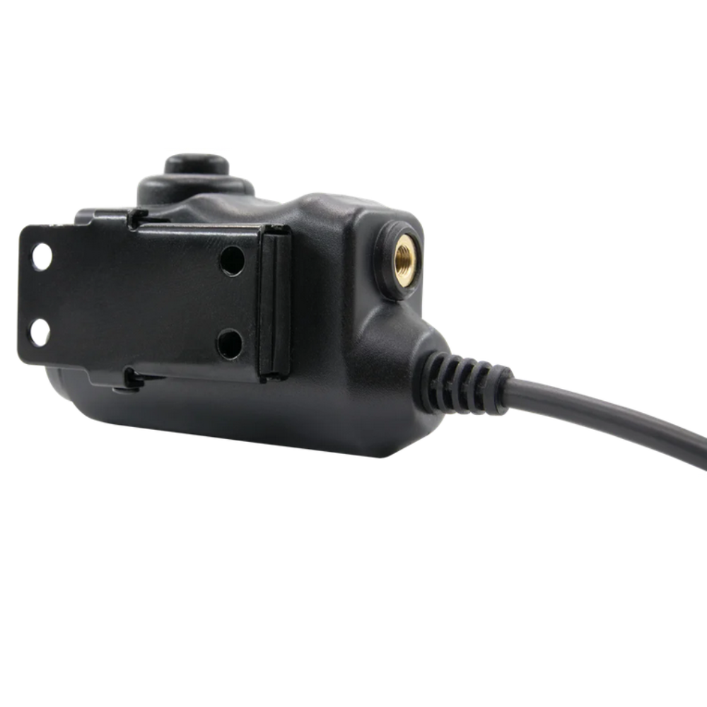 Earmor M52-KEN Adapter PTT Kenwood Baofeng Radio Słuchawki Taktyczne Czarne