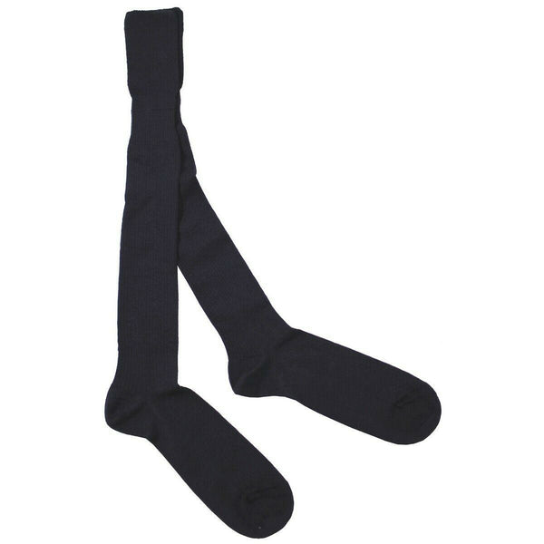 Brytyjska armia Blue Stocking Socks Long Men's Wool / nylon wojskowy nadwyżka nowa