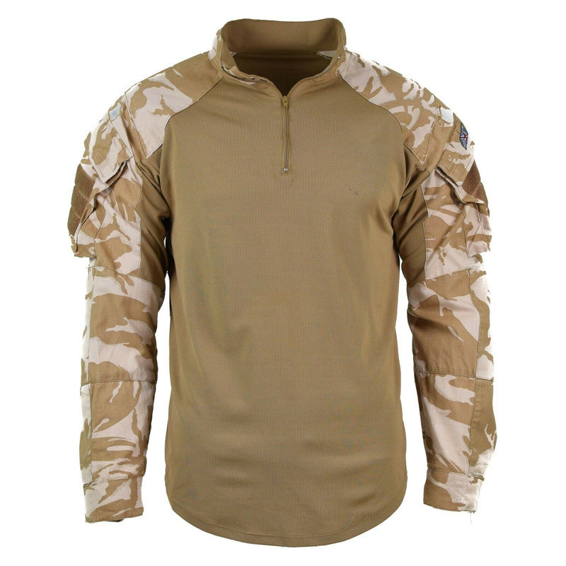 Oryginalny Brytyjczycy pod ciałem koszulką Ubac Desert Camouflage Wojskowy problem