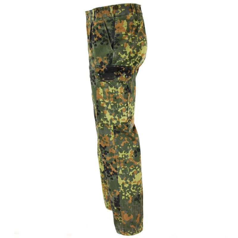 Oryginalny problem armii niemieckiej Flecklecktarn Camo Pants Field Combat Wojskowe spodnie