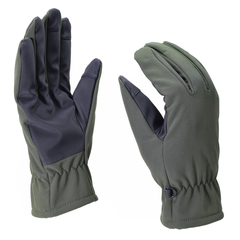 Rękawiczki MIL-TEC Softshell Thinsulate ™ Podszewka Olive Winter Mens OD Zielone wojsko