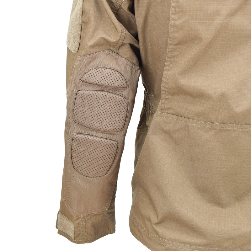 Mil-TEC Style wojskowy Ripstop Dark Coyote Combat Troops Jacket Chimera