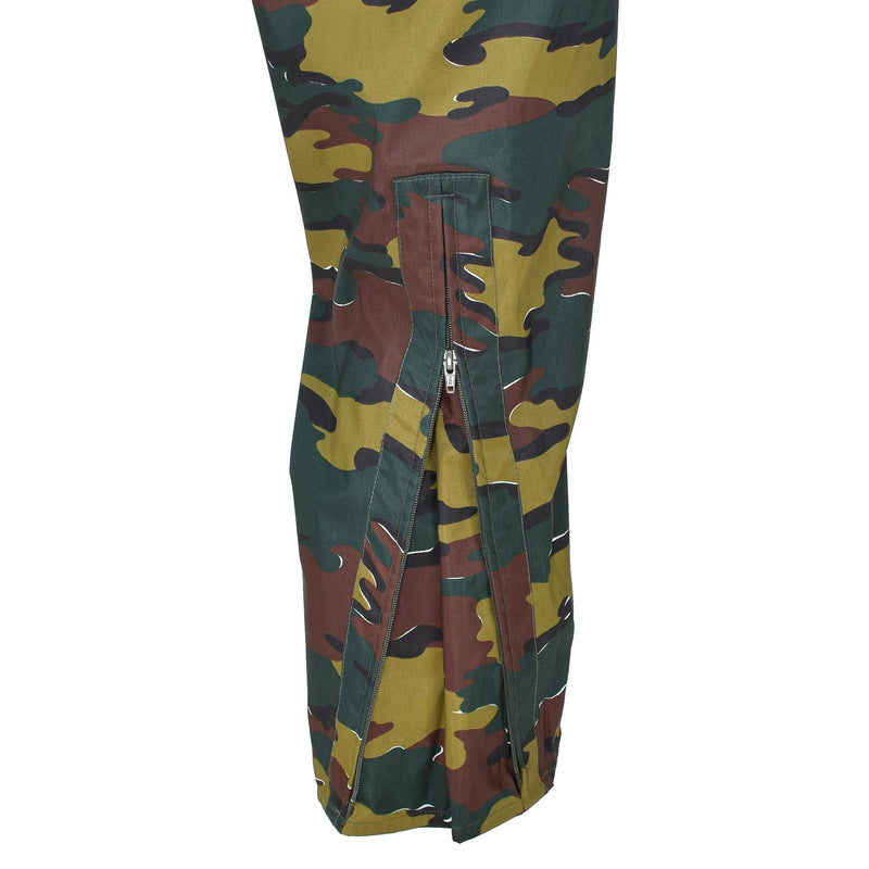 Oryginalne belgijskie wodoodporne spodnie jigsawowe Camo Seyntex deszczowe spodnie