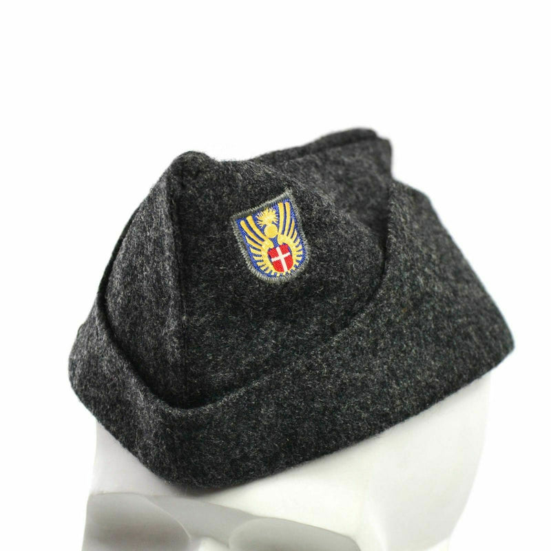 Prawdziwy duński armia wełniana czapka wojskowa walka z czapką garnizonową czapkę z 1950 roku