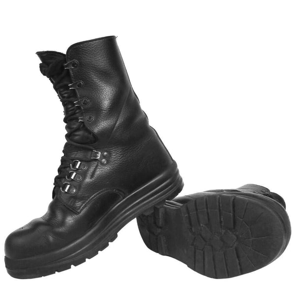 Oryginalne szwajcarskie buty wojskowe KS90 Buty Czarne skórzane obuwie wojskowe