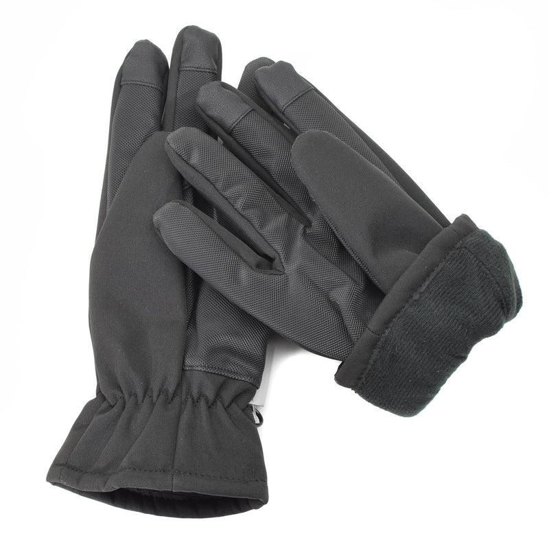 Rękawiczki MIL-TEC Men Softshell Thinsulate ™ Podszewka Czarna zimowa mens