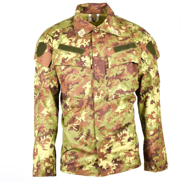 Oryginalna armia włoska rip stop camo acu kurtka bojowa koszula nowa nowa