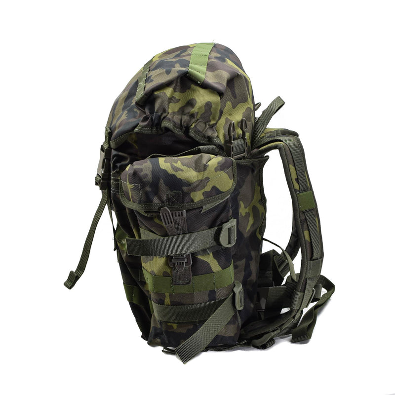 Oryginalna Czech Republika Military Molle Plecak Quick Release Woodland Camo 30L