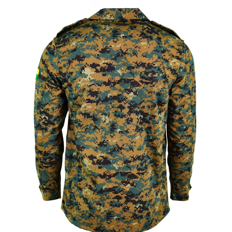 Oryginalna guinee bissau army kurtka RIPSTOP Digital Savana Camo Wojskowe wydanie NOWOŚĆ
