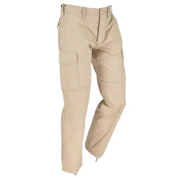 Mil-Tec US Army Style Style Pants Khaki BDU Men Men Wound Gear Walka