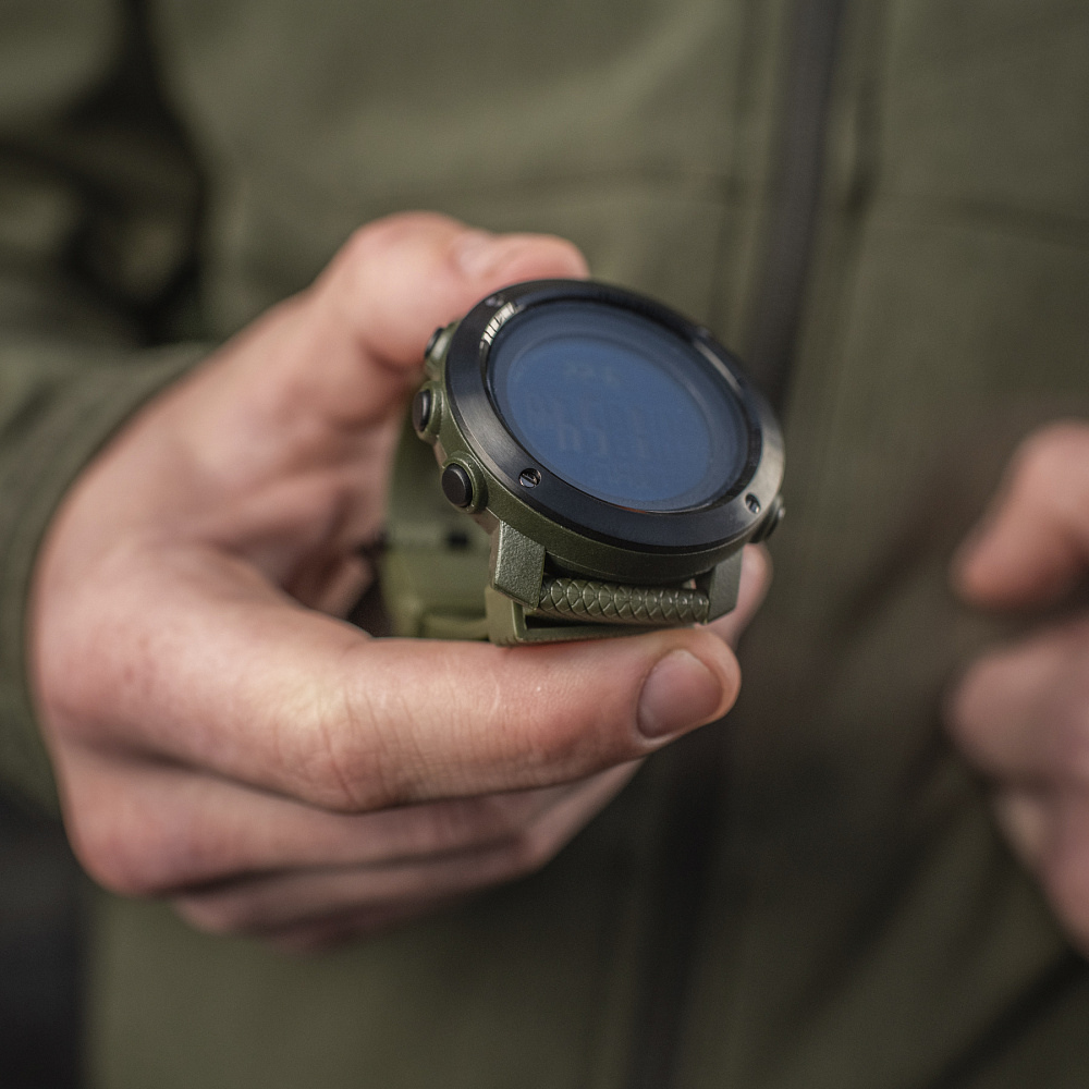 Wielofunkcyjny zegarek taktyczny M-TAC Kompas Wysokościomierz Barometr Outdoor