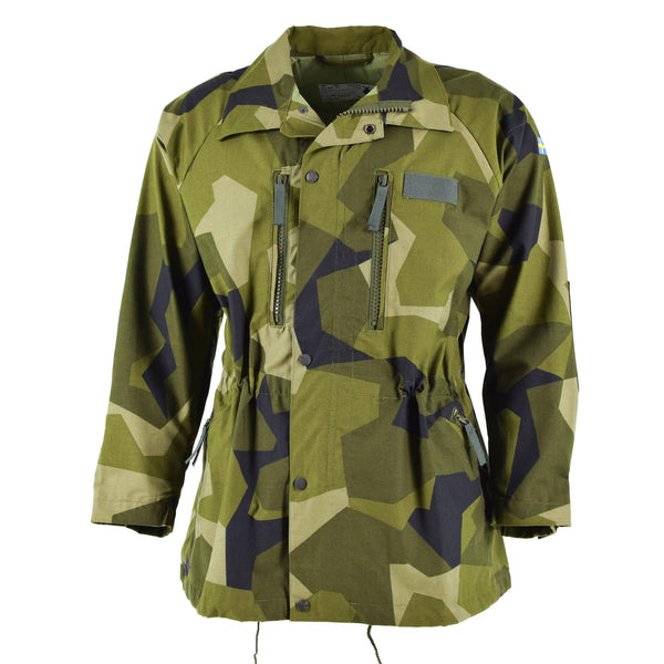 Oryginalna szwedzka armia ciężka M90 Splinter Camo Military Field Troops Nowe